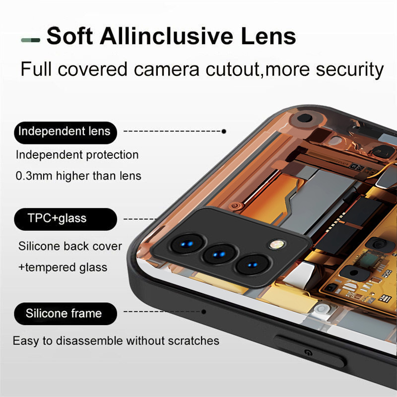 เคส Realme GT Master Edition P3 Ultra เคส Realme P3 GT 6 7 GT6 GT7 6T 7T GT NEO 2 แผงวงจรกระจก PCBA เคสโทรศัพท์กันกระแทกพร้อมตัวป้องกันกล้องเทคโนโลยีความรู้สึกแนวโน้มเย็นฝาครอบโทรศัพท์สําหรับเด็กผู้ชาย - รูปที่ 5