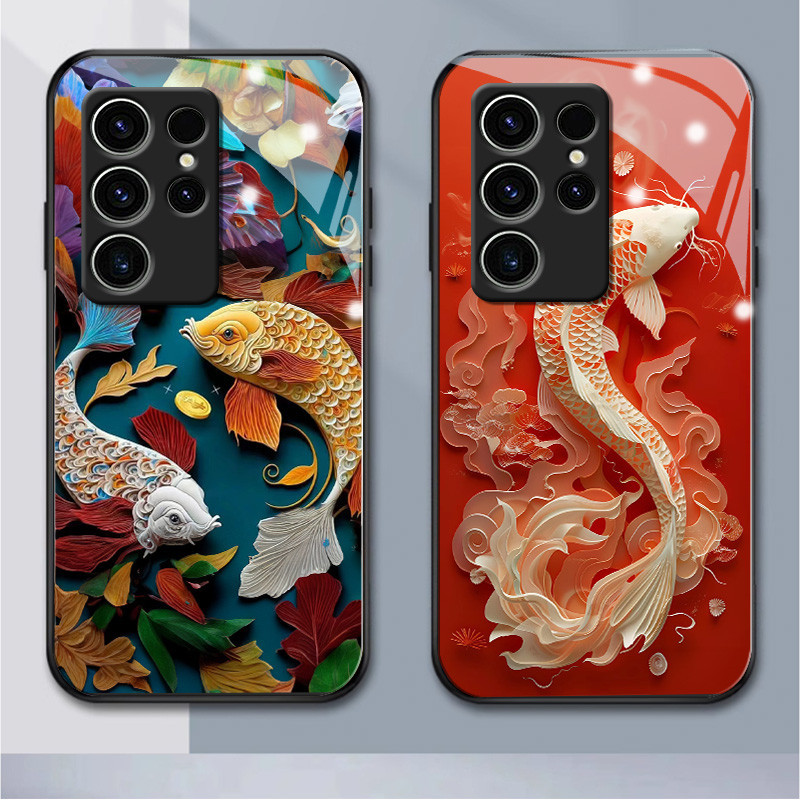 เคสกระจก Samsung S Series หรูหรา S23Ultra5G S10 S20 S21 S21plus S22PLUS s23plus s24 S24plus5G S24Ultra5G Samsungnote10 10lite 10plus 20 20Ultra (HB1-1677)