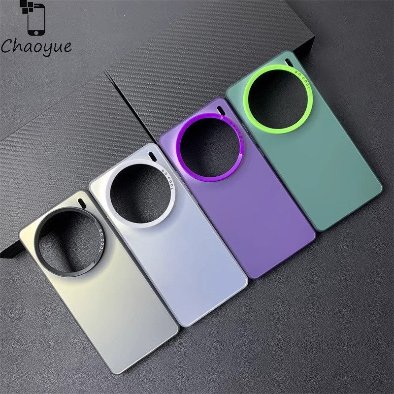 เคสโทรศัพท์ IMD เลเซอร์อิเล็กโทรเพลทสุดสรูสำหรับ VIVO X100 X90 X80 X70 X60 Pro 4G 5G 2024 ฝาแข็งผิวด้านกันกระแทก