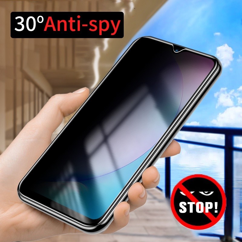 Anti-Spyกระจกนิรภัยป้องกันหน้าจอสําหรับIphone se 2020 กรณีบนIโทรศัพท์SE es 2 se2020 กระจกความเป็นส่ว
