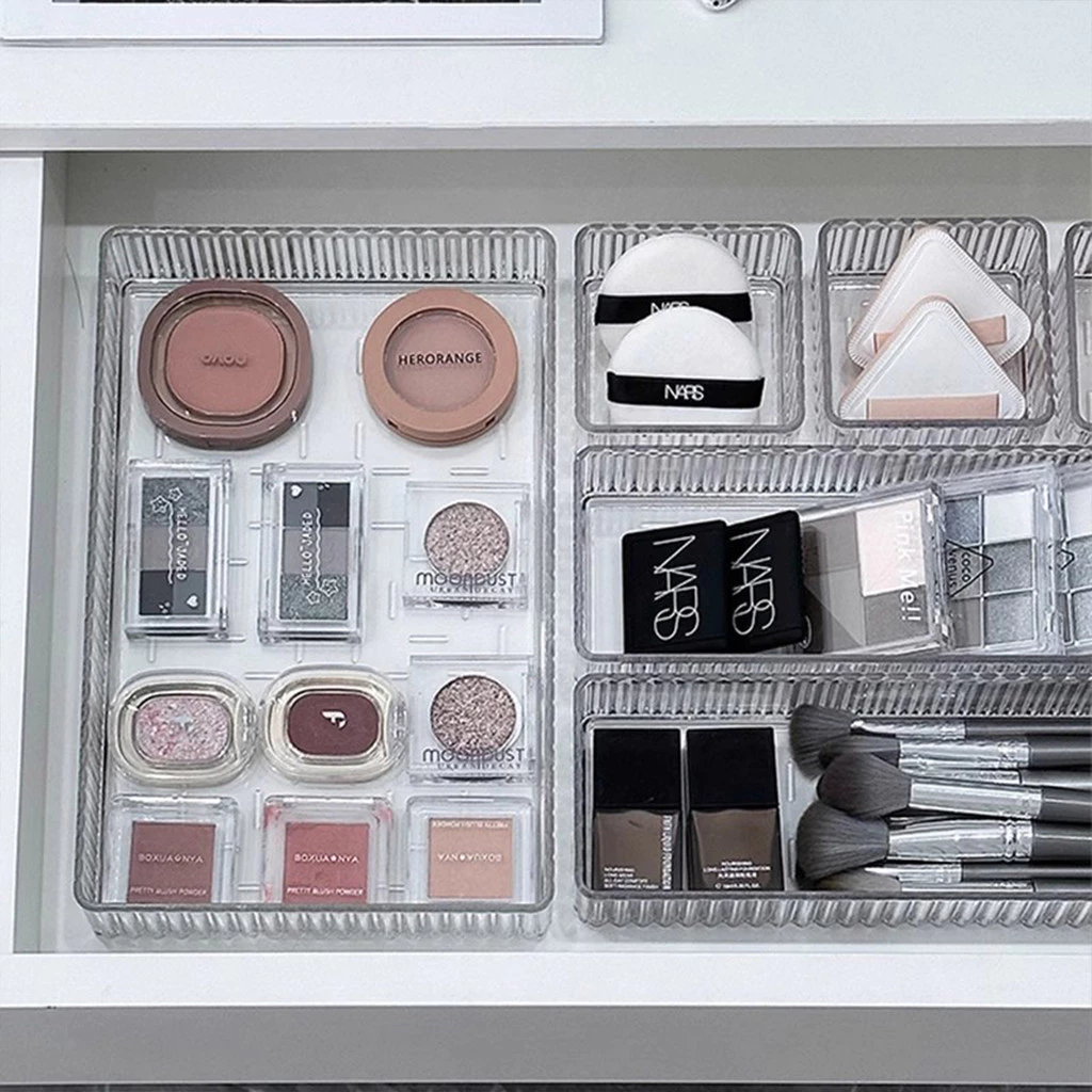 กล่องจัดระเบียบโต๊ะ กล่องแบ่งช่องในลิ้นชัก การจัดเก็บแบบแยกประเภท   เหมาะสำหรับจัดระเบียบเครื่องใช้สำนักงาน thumbnail 6