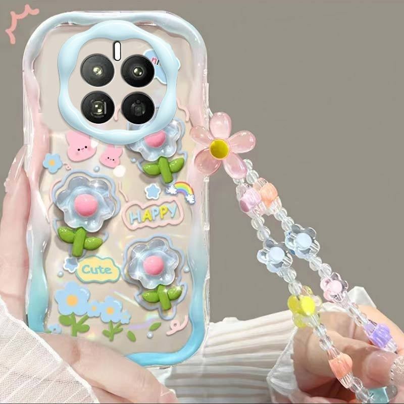 สําหรับ Huawei mate 20 mate 20 pro mate 30 mate 30 pro mate 40 mate 40 pro mate 50 mate 50 pro mate 60 pro nova 5t nova 7i 4g 5g เคสโทรศัพท์สุภาพสตรีสไตล์กันกระแทก พร้อมสร้อยข้อมือ เคสซิลิโคนแบบปิดมิดชิด