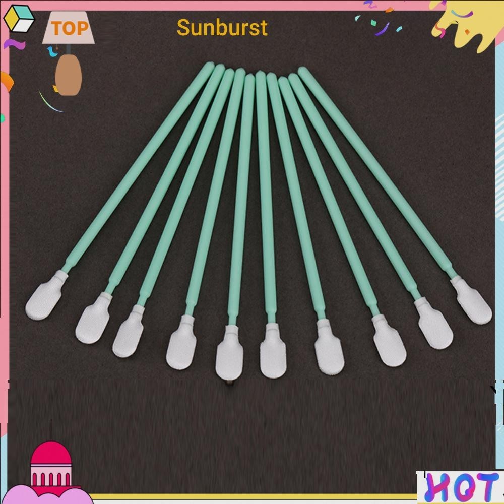 100 ชิ้น/ถุงผ้าฝ้าย Micro Swab ป้องกันไฟฟ้าสถิตสําหรับทําความสะอาดเลนส์โฟกัสป้องกัน Windows [Sunburst11.th]