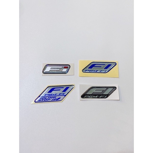 สติ๊กเกอร์นูน PGM-Fi โลโก้ Fi idling stop สติ๊กเกอร์ Fi สําหรับรถยนต์ Honda และyamaha