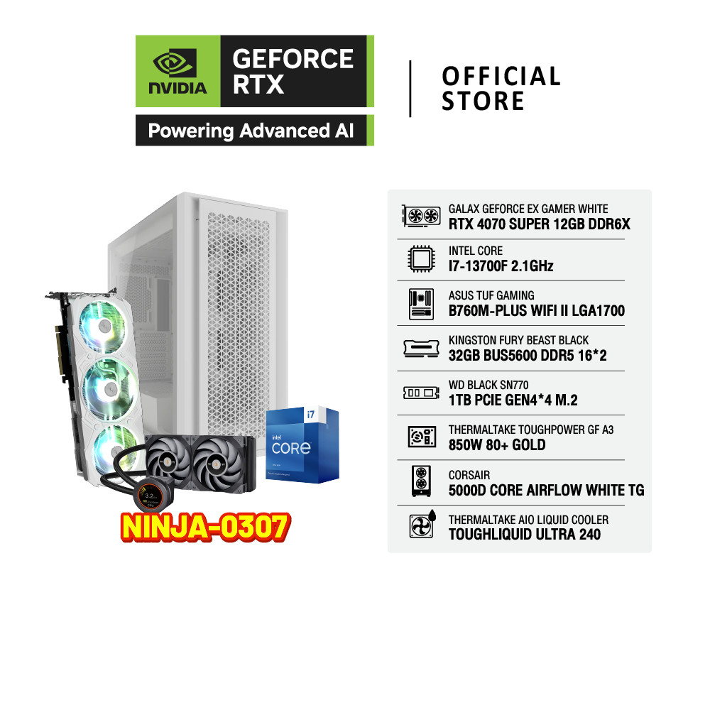 COMSET NINJA-0307 | NVIDIA® GeForce RTX™ 4070 Super | Intel® Core™ I7-13700F
