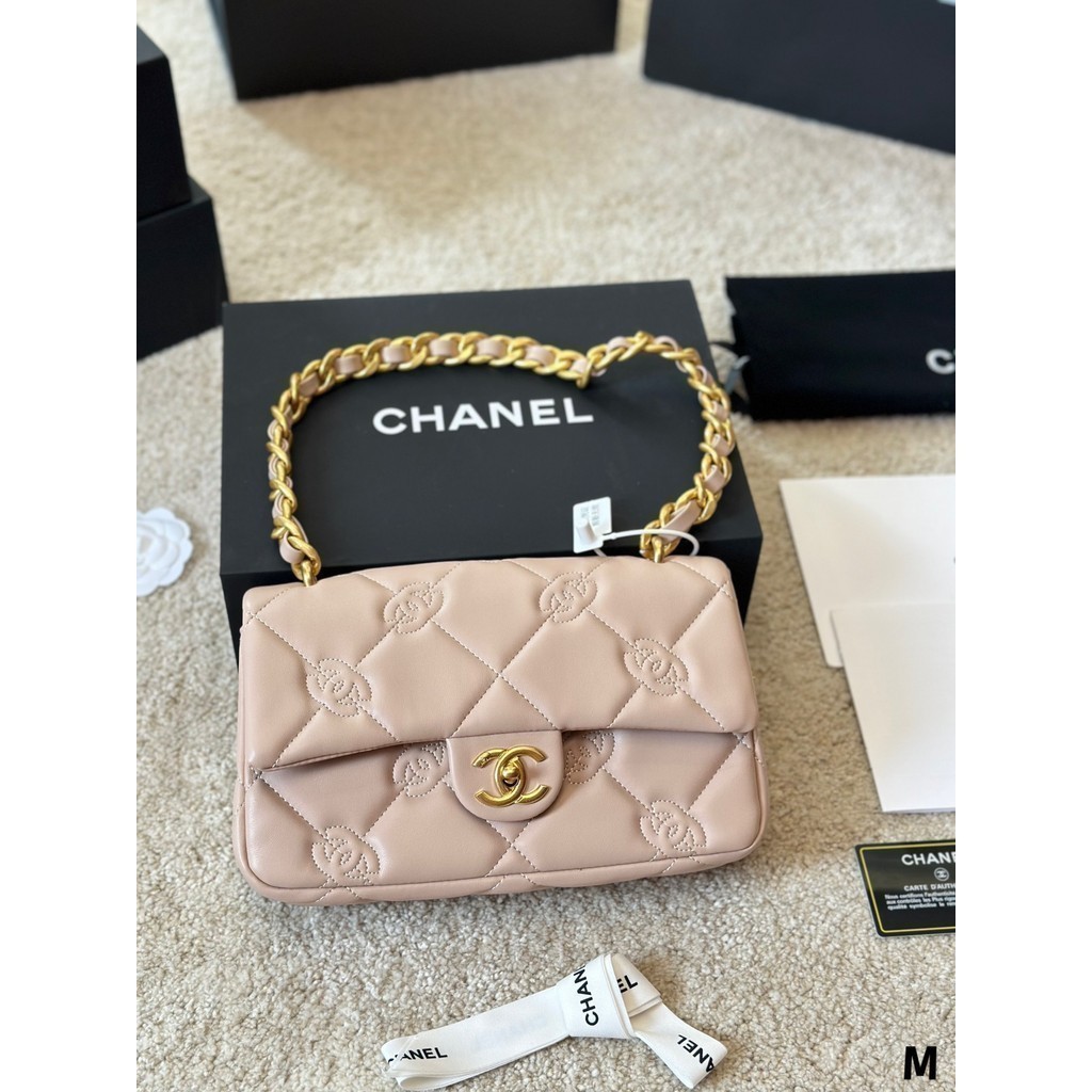 CF Fashion Free ฟรี Free Chain Bag ShippingCamellia and Blossom Fashion Thick Underarm Free Womens