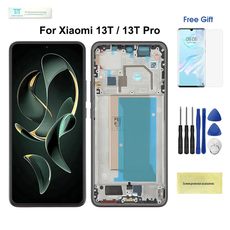 <พร้อมกรอบ> จอ lcd for Xiaomi 13T/ 13T Pro หน้าจอ แท้ OLED/Amoled