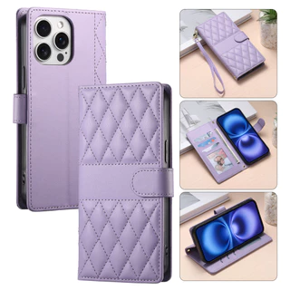 เคสฝาพับ เคสเปิดปิด Case for Samsung Galaxy A37 A57 A27 A06 A07 A17 A16 A26 A36 A56 A05 A05s A15 A25 A35 A55 A34 A54 5G เคสโทรศัพท์หนังฝาพับพร้อมช่องใส่บัตรสําหรับ Faux PU Leather Flip Cover Wallet With Card Slots Hand Strap ซองมือถือ DF13