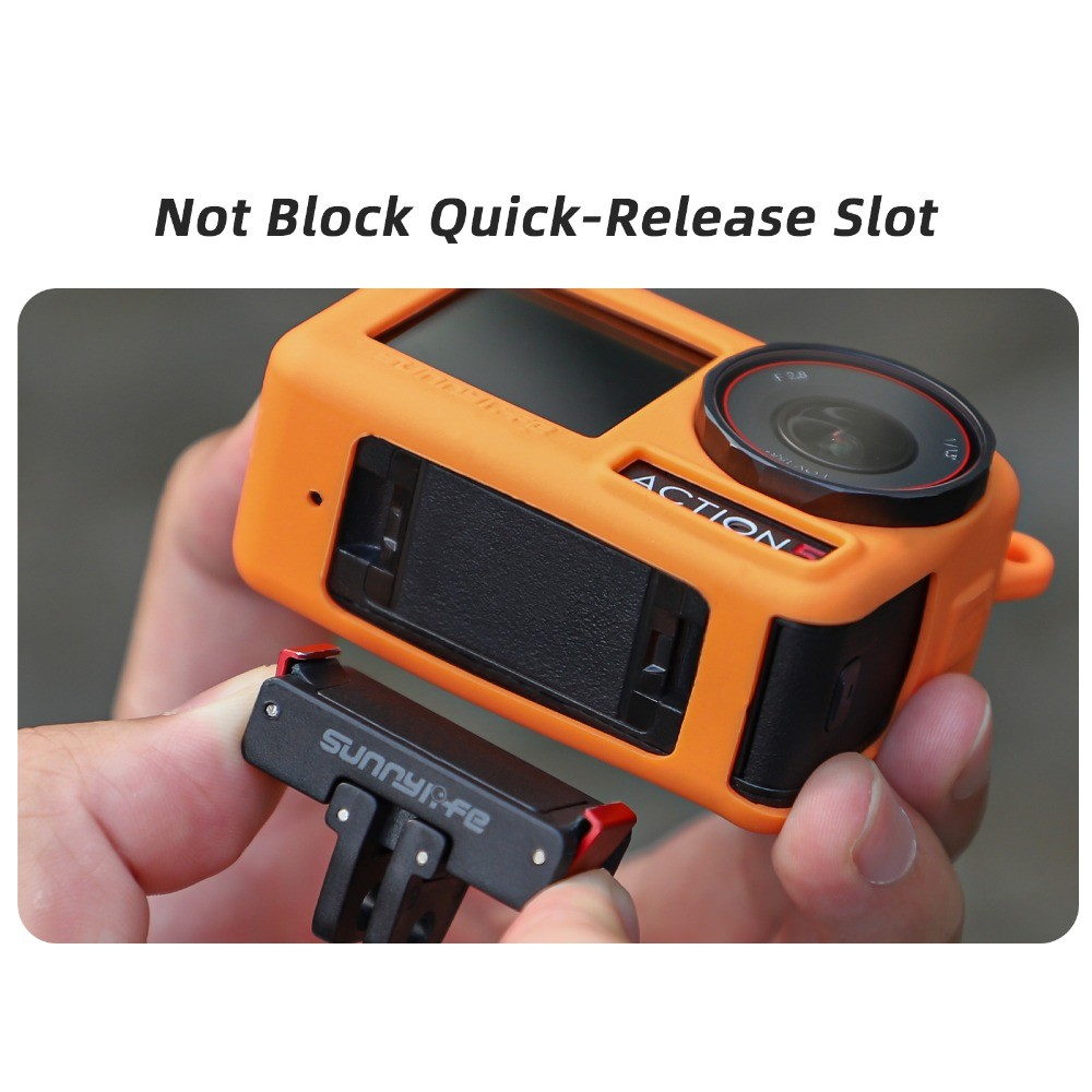 กล้องกีฬาซิลิโคนสําหรับ DJI OSMO ACTION 5 Pro เคสป้องกัน ACTION 5 Pro ฝาครอบเลนส์กล้อง Lanyard ACTION 5 Pro อุปกรณ์เสริมสําหรับกล้อง