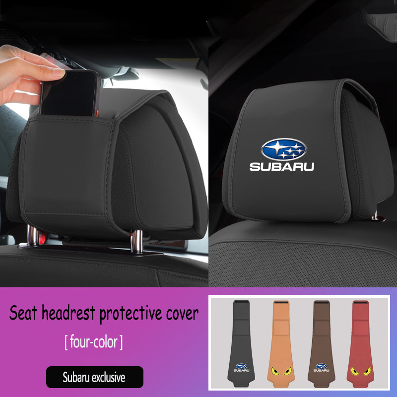 Subaru เบาะรองศีรษะเบาะรองนั่งป้องกันฝุ่นป้องกันการสึกหรอเบาะหนังป้องกันศีรษะ Subaru Crosstrek Fores