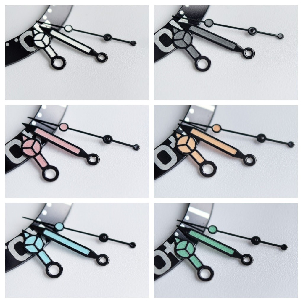 Qx Watch Accessories ปรับให้เข้ากับ NH35 Pointer Dial Hand NH36/4R/7S Luminous Watch Hand