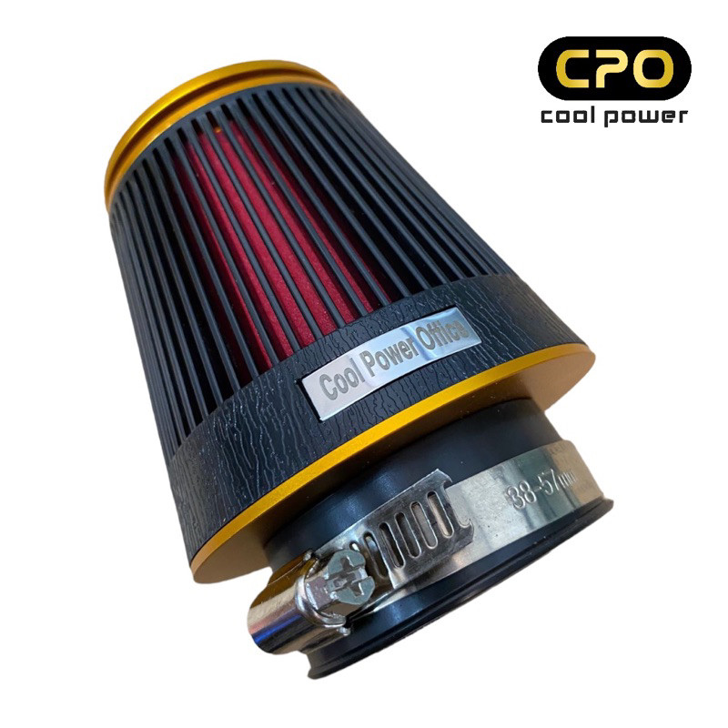 CPO COOL POWER FILTER CARBURETOR AIR FILTER CPO G2 GEN 2 GOLD CNC - 48 มม.PWK 24 26 28 PE 28 ORIGINA