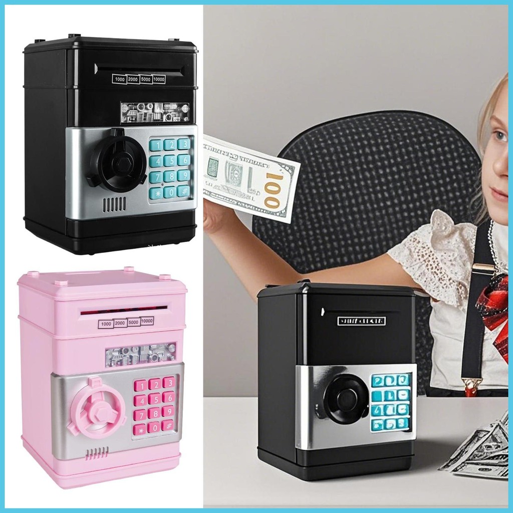 Atm Bank สําหรับเด็กอิเล็กทรอนิกส์เงินสดสามารถรหัสผ่านอัตโนมัติเครื่อง ATM ของเล่นสําหรับวันเกิดเงิน