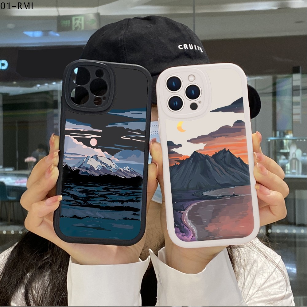 Xiaomi Redmi Note 9A 10 10S 13 13C 13T 11T 10T Poco M6 M5S C65 X6 Mi Pro Plus 5G เคสซัมซุง ดอกไม้ เคส