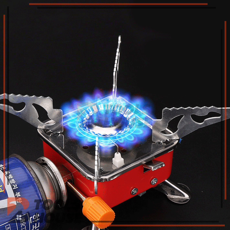 เตาแก๊สกระป๋อง เตาเเก๊สมินิ Portable Gas Stover สําหรับตั้งแคมป์กลางแจ้ง ใช้งานและทำความสะอาดง่าย - รูปที่ 5