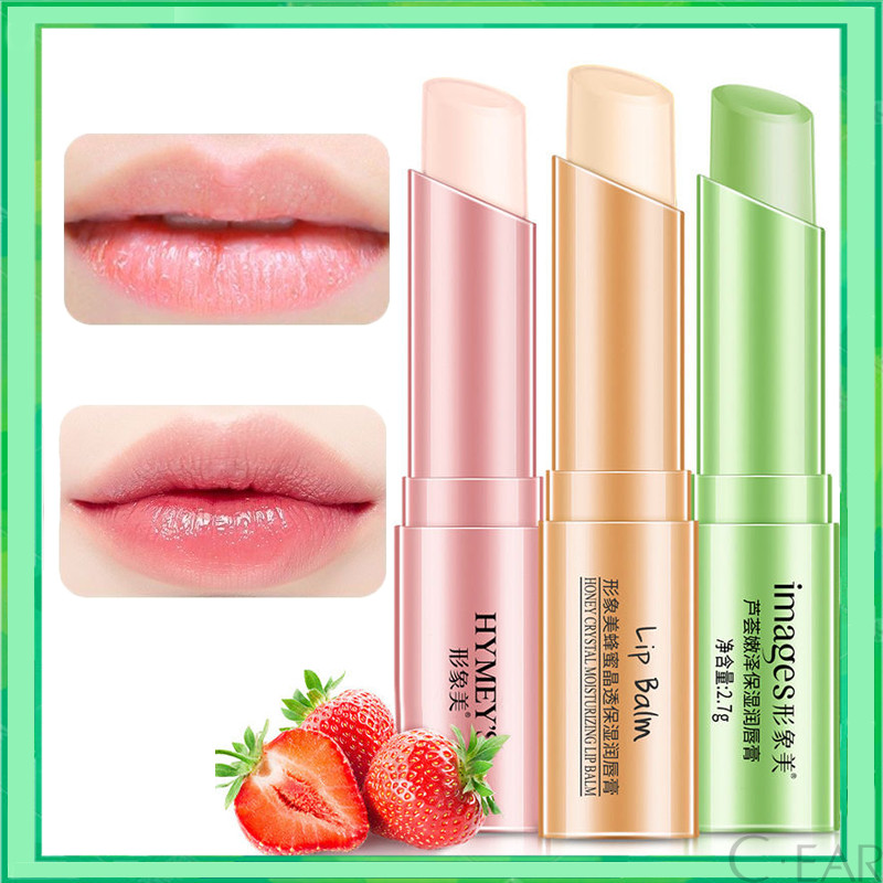 Strawberries ลิปบาล์มให้ความชุ่มชื้น กันน้ํา เปลี่ยนสีตามอุณหภูมิ 2.7 กรัม