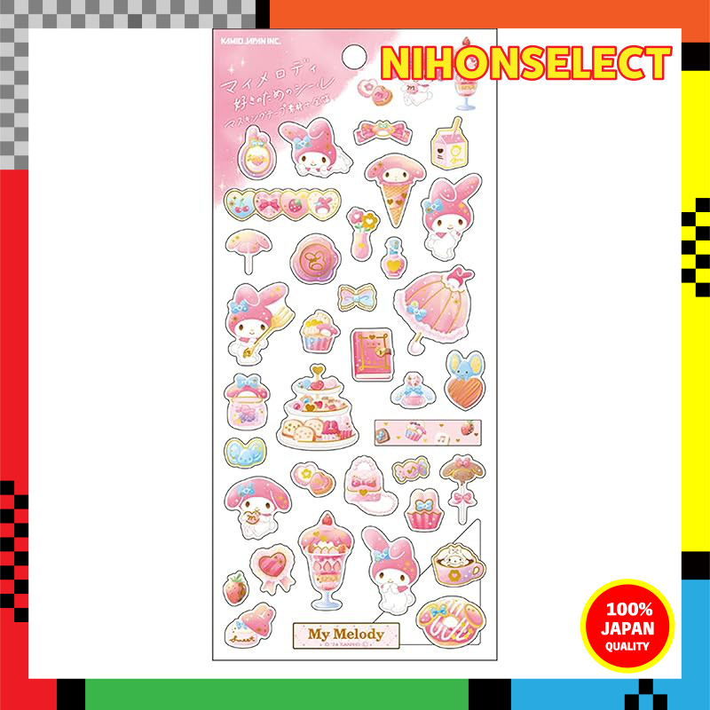 Kamio Japan Sanrio My Melody Sticker Sanrio stickers for fans 220746