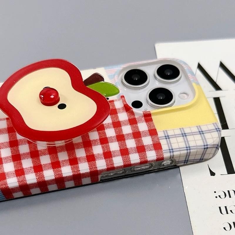 [ 12pm-16pm ] เคสลายสก๊อตแอปเปิ้ล + Griptok