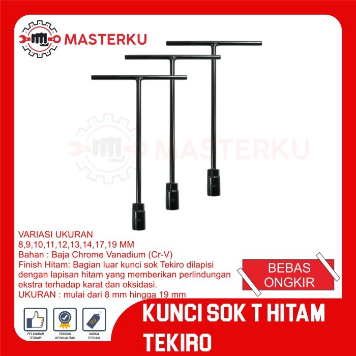 TEKIRO SOCKET WRENCH / TEKIRO BLACK T-SOCKET WRENCH / TEKIRO T-SOCKET WRENCH / T-SOCKET WRENCH