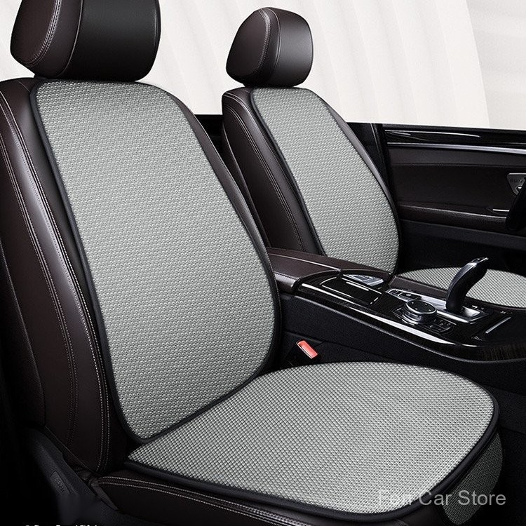 ผ้าคลุมเบาะรถยนต์ผ้าไหมน้ำแข็งระบายอากาศ ขายตรงจากโรงงาน เบาะเย็น ผ้าคลุมเบาะฤดูร้อน ผ้าคลุมเบาะรถยนต์อเนกประสงค์ แผ่นกันลื่น อุปกรณ์รถยนต์