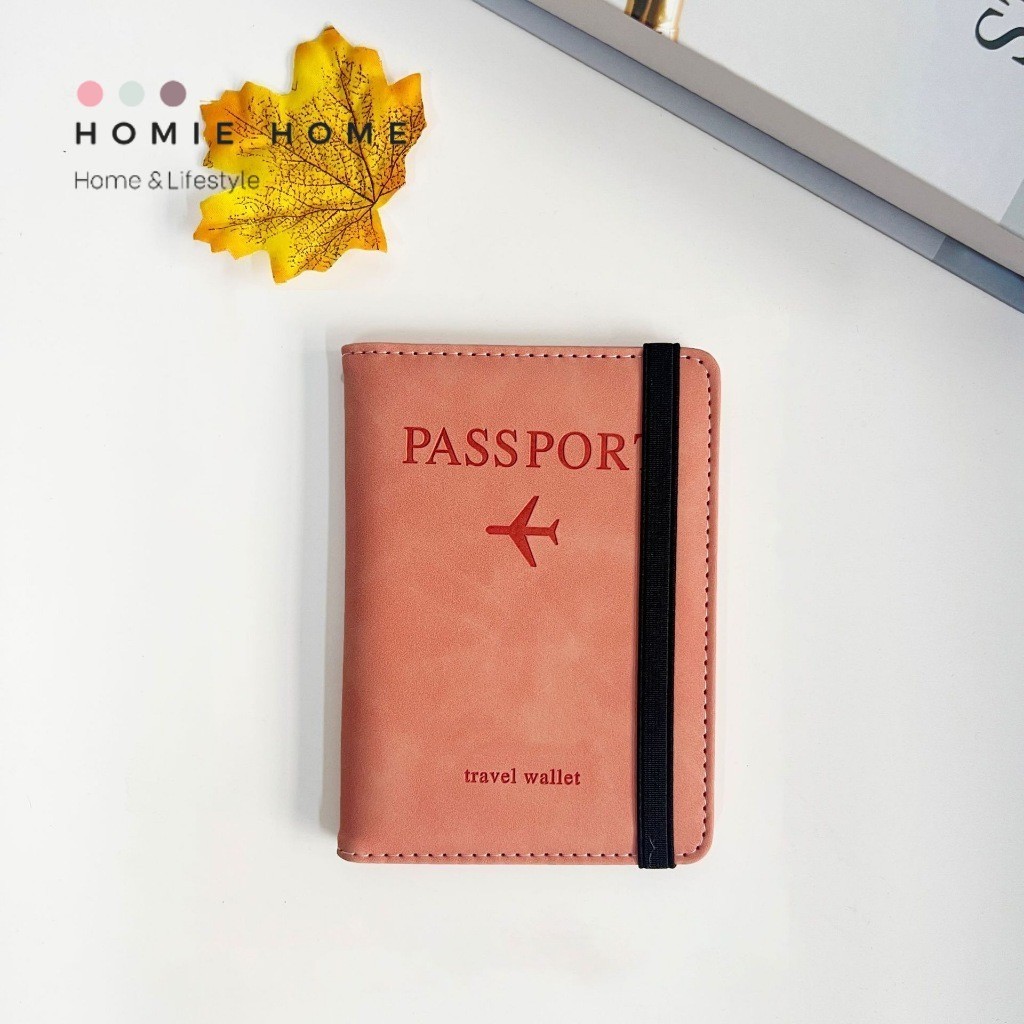 HH-1233 ปกพาสปอร์ต แบบหนังและแบบใส ป้องกันรอยและกันน้ำ พร้อมส่ง