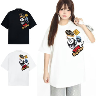 Pannofluxus เสื้อยืดผู้ชายแขนสั้นอเมริกันย้อนยุค high street…