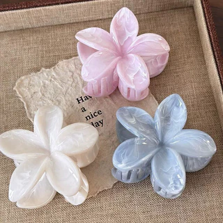COD💋1 ชิ้นแฟชั่น Blue Spot Hairpin ผมคว้าคลิป Headwear อุปกรณ์เสริม -จัดส่งจากไทย