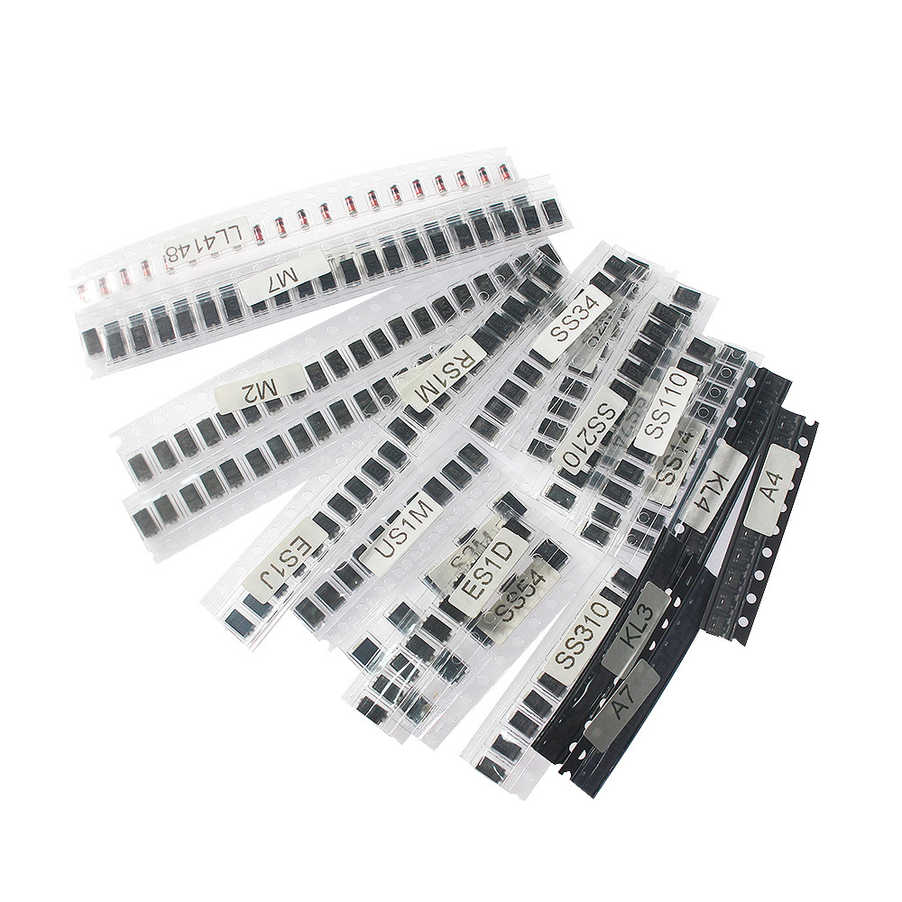 260 ชิ้น/เซ็ต Switching Diode, Schottky Diode, Rectifier Diode Assorted Kit : M1 M2 M4 M7 S2M RS1M E