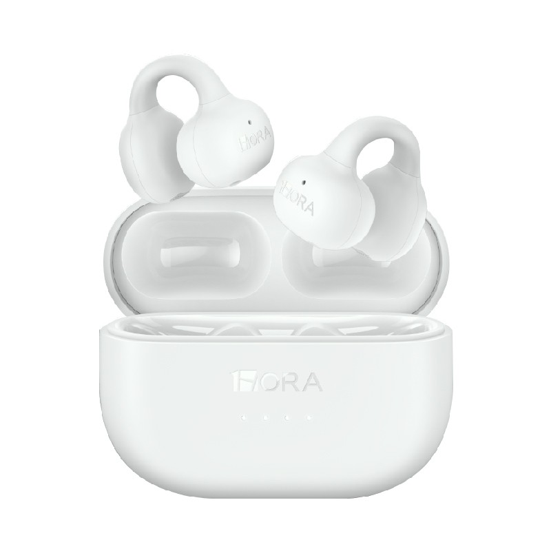 1HORA AUT210 หูฟังบลูทูธ หูฟังแบบหนีบหู ไร้สายบลูทูธ bluetooth 5.3 IPX4 กันน้ํา 10mm ใช้งานได้นาน สํ