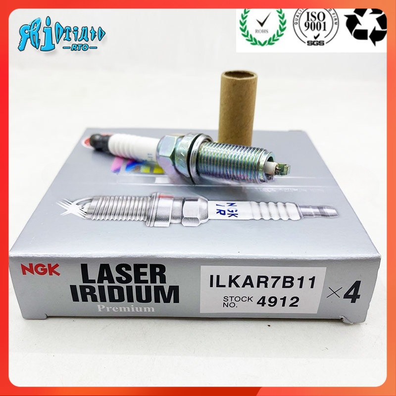 4pcs ใหม่ ILKAR7B11 ของแท้ Iridium สําหรับ Toyota Altis 1.8/2.0 / Prius 1.8 / Wish 1.8/2.0 / IQ 1.3