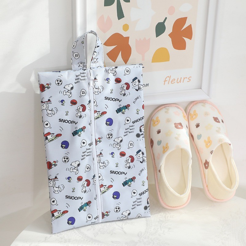 ถุงเก็บรองเท้าและของใช้การ์ตูน ความจุใหญ่ ใส่ได้ทุกสิ่งที่ต้องพกไปเที่ยว - รูปที่ 5