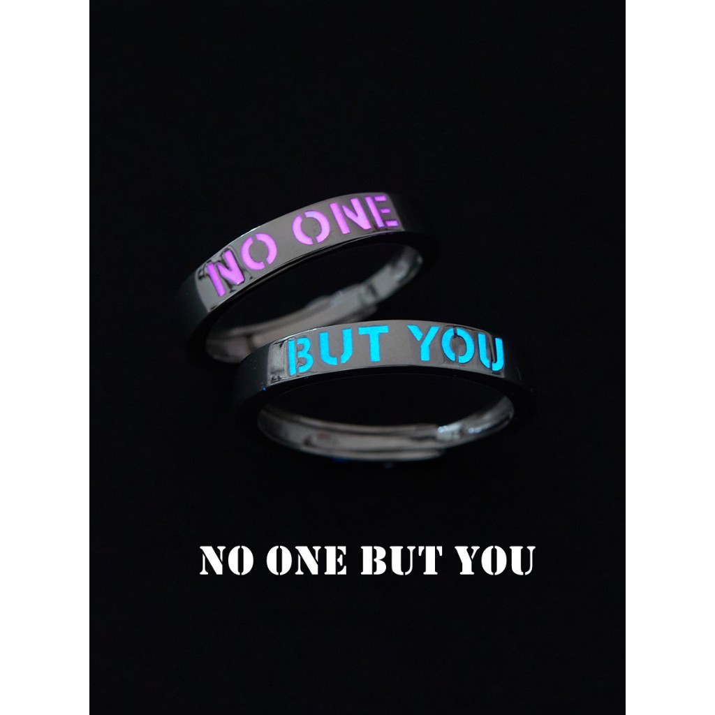 NYALA-NO ONE BUT YOU COUPLE RING/แหวนคู่ไทเทเนียมผสม