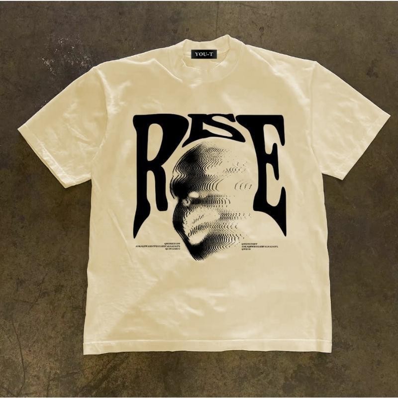 เสื้อผู้ชาย เสื้อยืด oversize เสื้อสตรีท เสื้อคอกลม เกรดพรีเมียม เสื้อคอตตอน100% ไม่หดตัว ใส่สบาย ลา