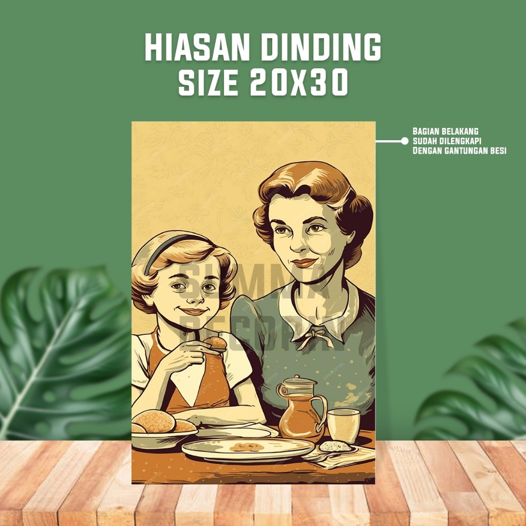 Vintage Aesthetic Wall Decorative - Aesthetic Room Decor - ขนาด 20x30 -