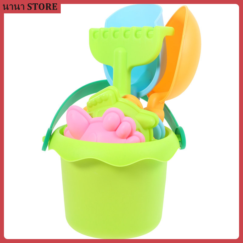 1set Beach Sand Of Plastic And Tools For For Boys Beach Park Sandbox Activities