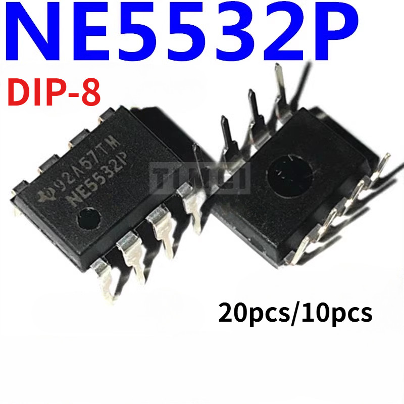 ของแท้ NE5532P NE5532 DIP-8 Audio Operational Amplifier IC