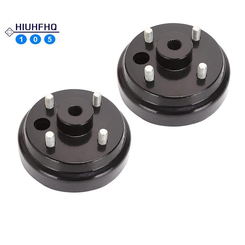 【Hiuhfhq106】ดรัมดรัมเบรก สําหรับรถกอล์ฟไฟฟ้า 1982-Up EZGO TXT PDS 19186G1 19186G1P 2 ชิ้น