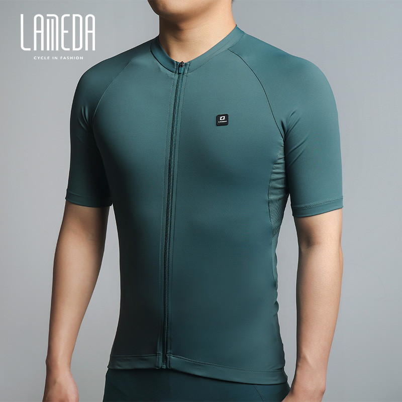 Lameda เสื้อกีฬาแขนสั้น ระบายอากาศ แบบแห้งเร็ว สวมใส่สบาย เหมาะกับฤดูร้อน สําหรับผู้ชาย เหมาะกับการขี่จักรยาน MTB
