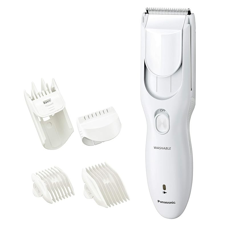 [Direct From Japan]Panasonic Hair Clipper, Chargeable AC Hair Cutter, White ER-GF41-W