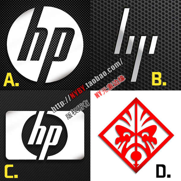 สติกเกอร์โลโก้ HP HP โลโก้ HP โลโก้โลหะ สติกเกอร์โทรศัพท์มือถือ สติกเกอร์โน๊ตบุ๊ค โทรศัพท์มือถือ NO.1