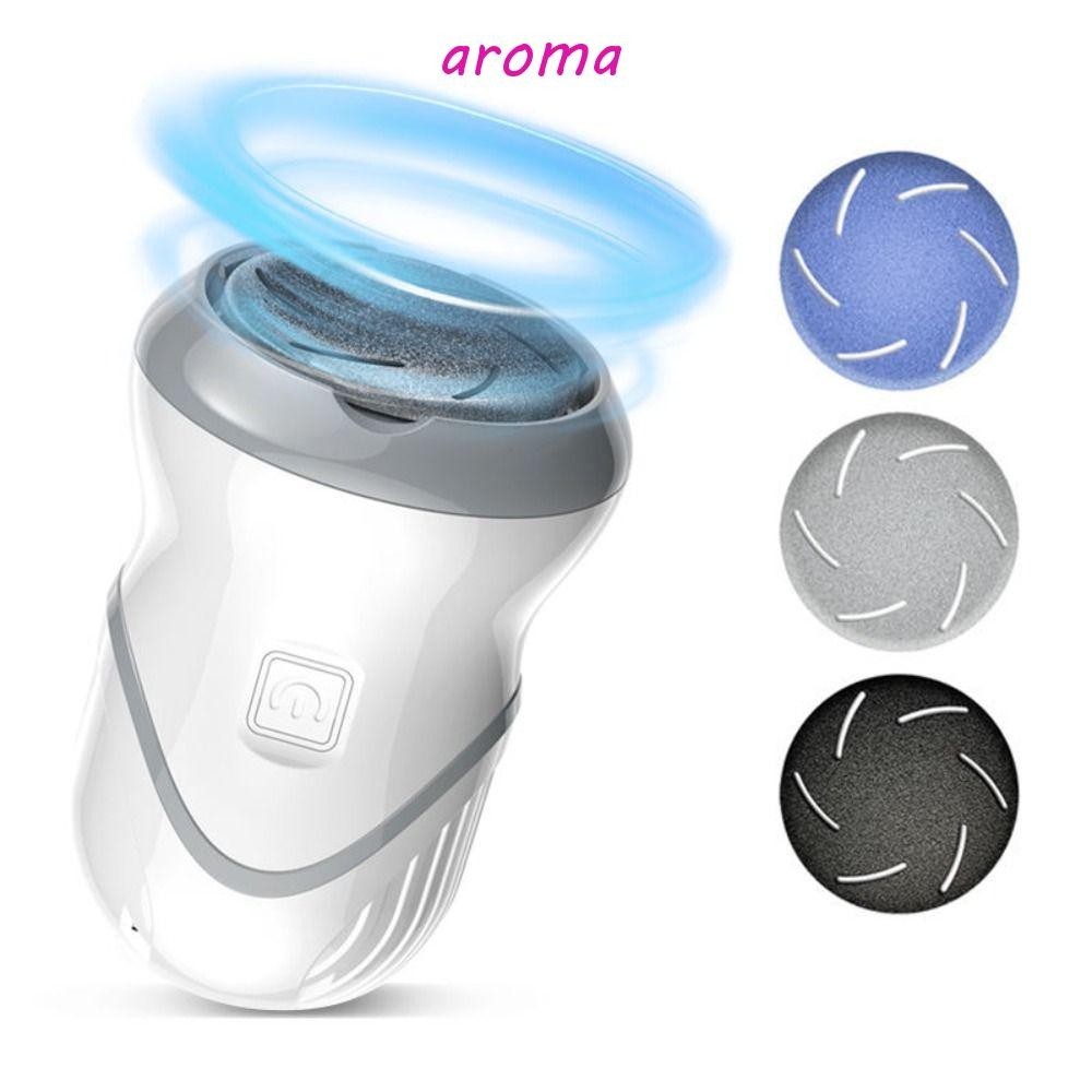 Aroma เครื่องขัดหนังกําพร้า สปาเท้าไฟฟ้า ชาร์จ USB สําหรับดูแลผิวเท้าแห้งเสีย