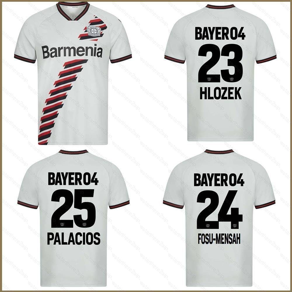 Qy 2023-2024 Bundesliga Bayer 04 Leverkusen Hlozek Fosumensah Palacios เสื้อยืด พลัสไซซ์ สําหรับเด็ก และผู้ใหญ่