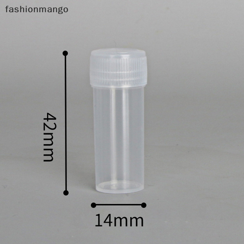 [fashionmango] ขวดโหลพลาสติก ขนาดเล็ก 5 กรัม 50 ชิ้น