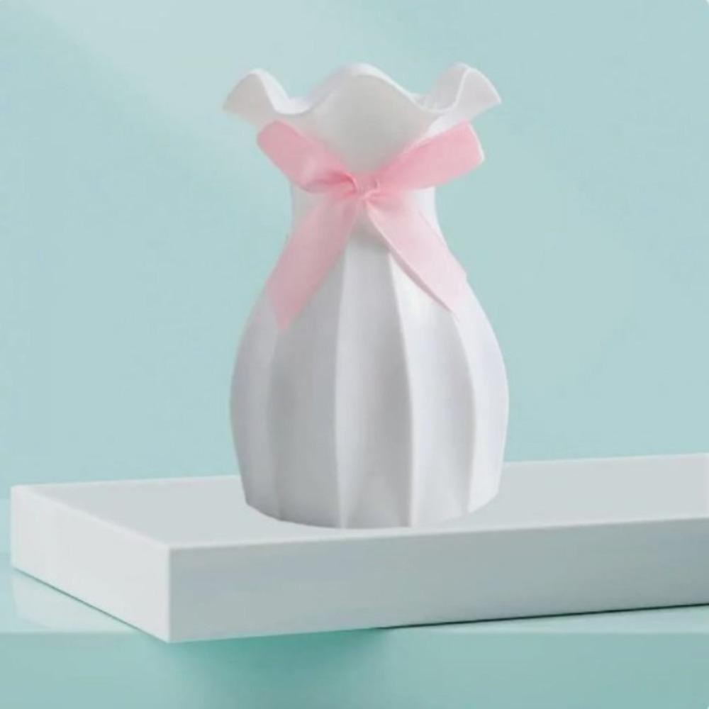 ไอปิง แจกันดอกไม้แห้ง, แจกันพลาสติก ทําเอง, โบว์ทนทานสไตล์นอร์ดิกจี้ห้องนั่งเล่นตกแต่ง - รูปที่ 4