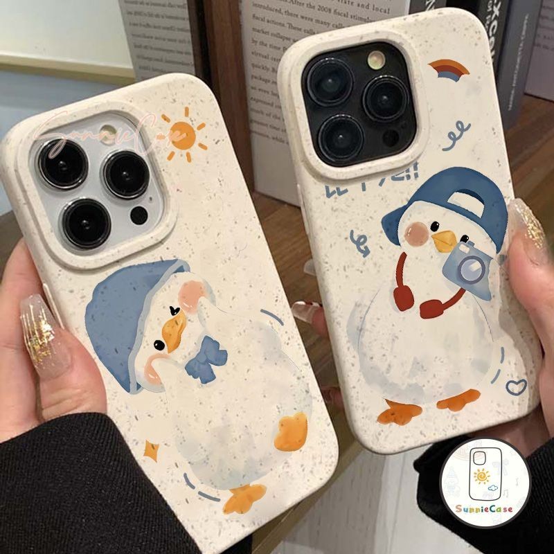 การ์ตูนน่ารักเป็ดน้อย Redmi 12 9T 10 12C 10A 13C 9A 10C A1 9C NFC Note 12 8 10 13 11 Pro 13Pro 12Pro POCO M3 M6 X5