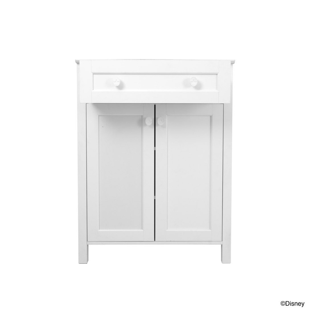 SB Design Square ตู้เตี้ย DISNEY รุ่น PRINCESS/80 cm. สีขาว (80x43x105 ซม.)  แบรนด์ DISNEYHOME - รูปที่ 2