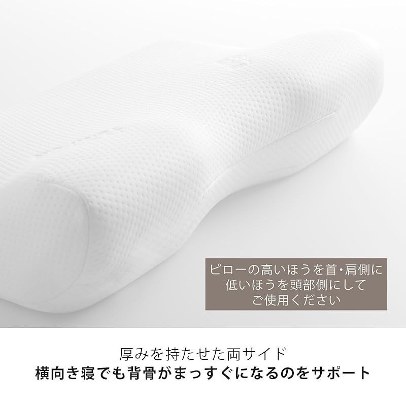 Tempur Millennium Pillow White  It is suitable for both back and side sleeping, with a height of 8cm/9.5cm/11cm/12.5cm - รูปที่ 3