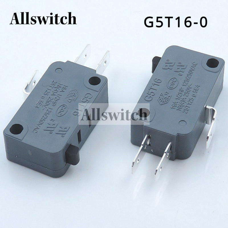 Zingear G5T16-0 Micro Switch 3Pin 16A 250V AC Silver Pin Contact Limit Switch
