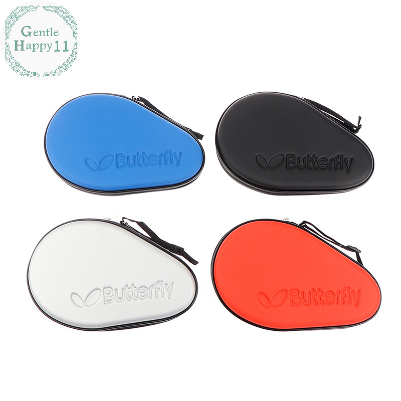 Gentlehappy Table Tennis Racket Set Portable Hard Gourd Table Tennis Racket Case Sports Bag TH