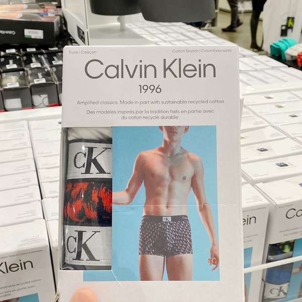 กางเกงใน กางเกงใน ck กางเกงบ็อกเซอร์ผู้ชาย CK Calvin Klein Men's Signature Cotton in stretch cotton 3 NB3528